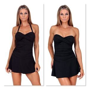 Instantfigure Compression Skirted One-Piece- NEW